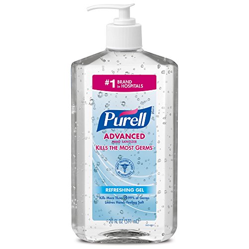 12 Pack PURELL Advanced Hand Sanitizer Refreshing Gel 20 fl oz Via Amazon