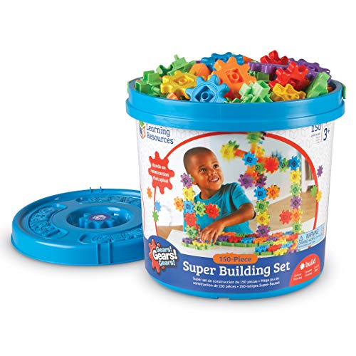 Learning Resources Gears! Gears! Gears! Super Building Toy Set, 150 Pieces Via Amazon