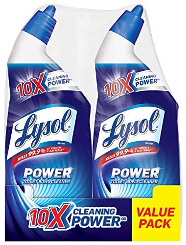 2 Packs (4 Pcs) Lysol Power Toilet Bowl Cleaner Via Amazon