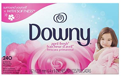 2 X Downy April Fresh Fabric Softener Dryer Sheets, 240 count Via Amazon