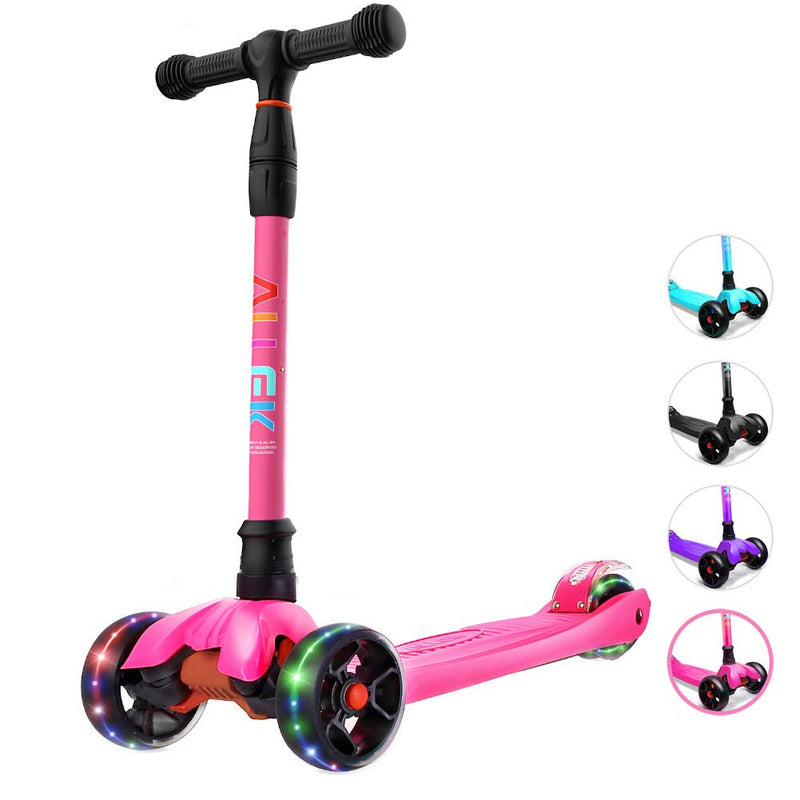 Lean ‘N Glide Scooter with Extra Wide PU Light-Up Wheels Via Amazon