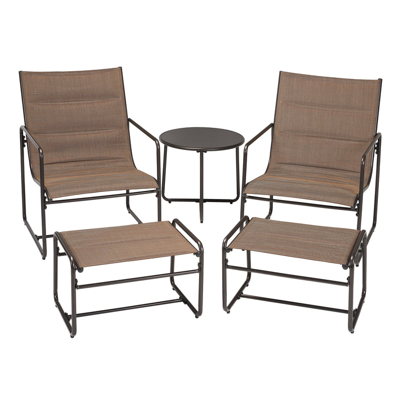 Mainstays Keswick Cove 5-Piece Sling Outdoor Chat Set Via Walmart