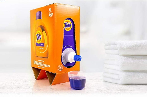 Tide Laundry Detergent Liquid Eco-Box, 96 Loads Via Amazon