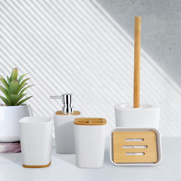 5-Piece Bathroom Accessories Via Amazon