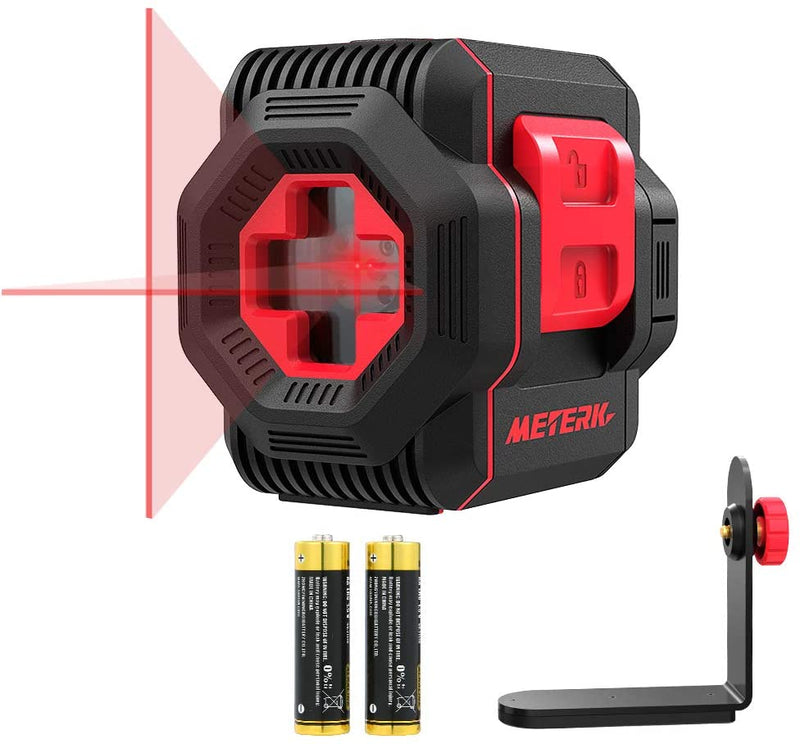 Meterk Switchable Self-leveling Vertical and Horizontal Line Laser Level Via Amazon