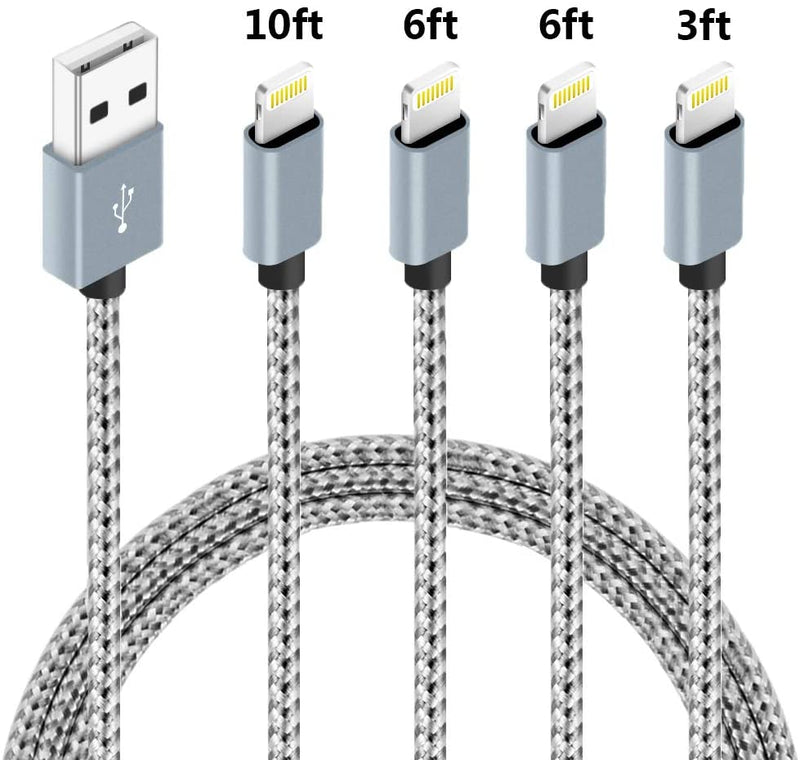 4 Pack iPhone Lightning Fast Charging Cables Via Amazon