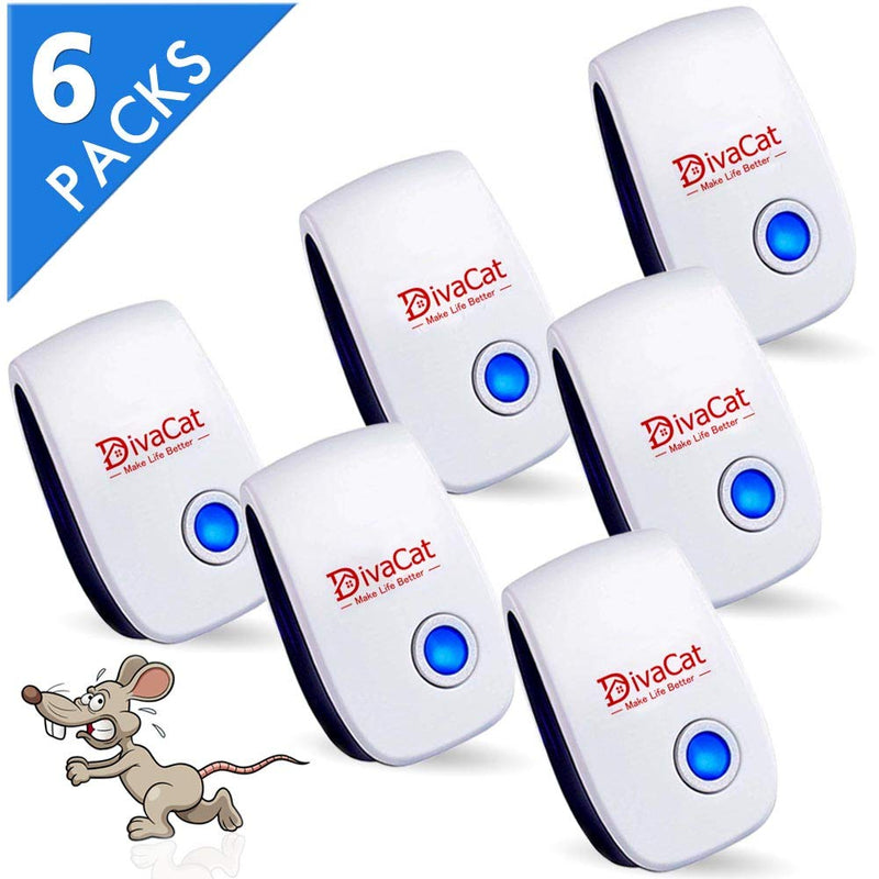 6 Pack Ultrasonic Pest Repeller Plug in Via Amazon