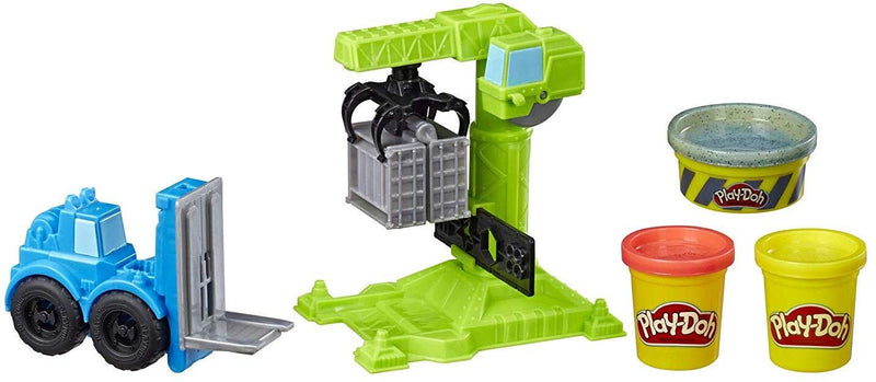Play-Doh Wheels Crane & Forklift Construction Toys Via Amazon