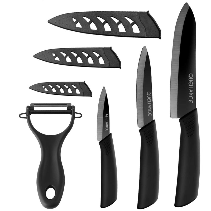 Ceramic Knife Set Via Amazon