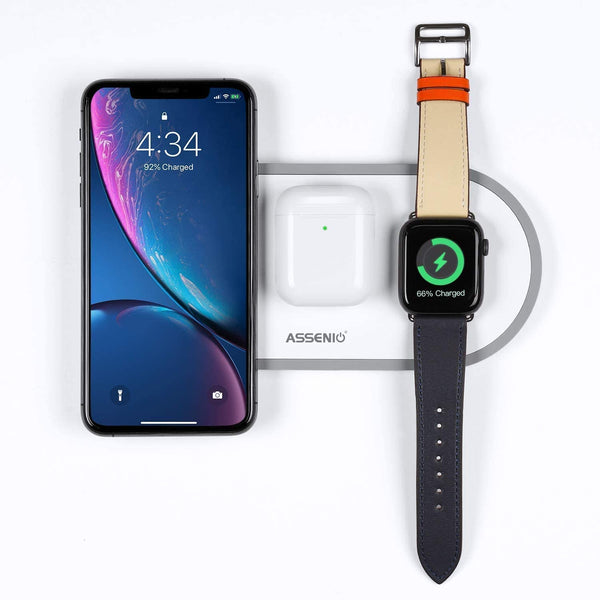 2020 Upgraded Wireless Charger 3 in 1, Fast Charging Pad Via Amazon