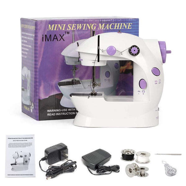 Mini Sewing Machine for Beginner Portable Multi-Function 2-Speed Sewing Via Amazon