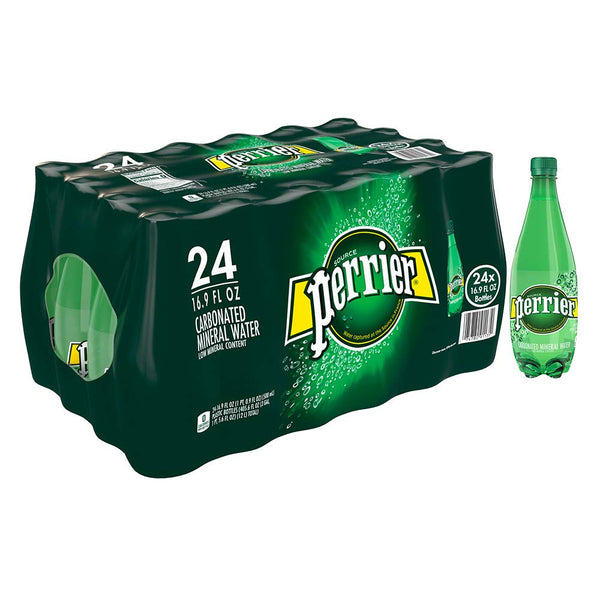 24-Pack Perrier Sparkling Natural Carbonated Mineral Water Via Amazon