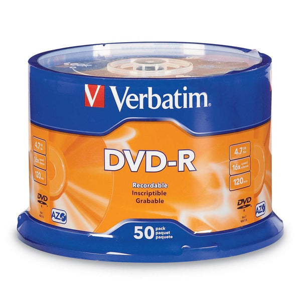 Verbatim DVD-R - 50 Disc Spindle Via Amazon