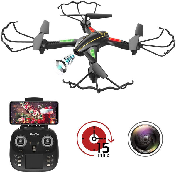 [New Version] WiFi Quadcopter Drone with Wide-Angle HD Camera Live Video 4 Channel Via Amazon