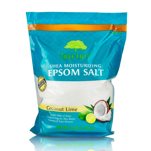 3 lbs Tree Hut Shea Moisturizing Epsom Salt Coconut Lime, Via Amazon