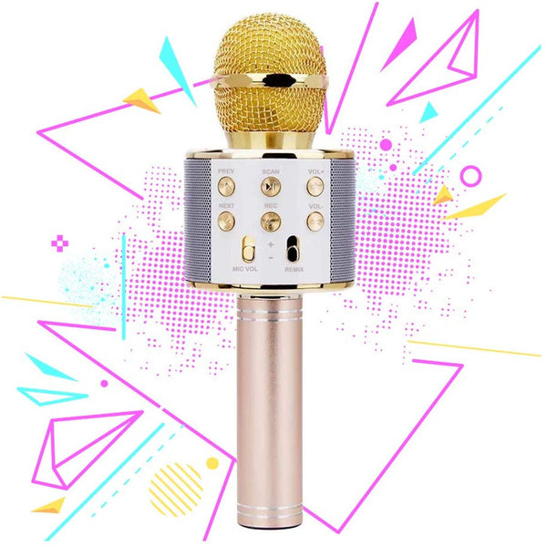 Wireless Bluetooth Karaoke Microphone Via Amazon