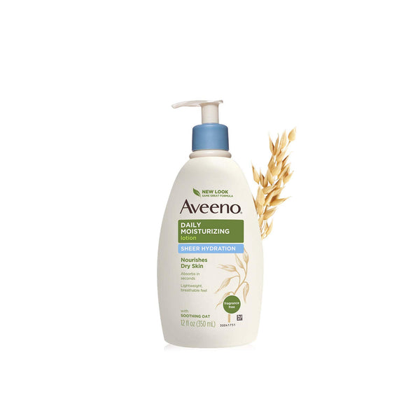 Aveeno Sheer Hydration Daily Moisturizing Lotion, 12 fl. oz Via Amazon