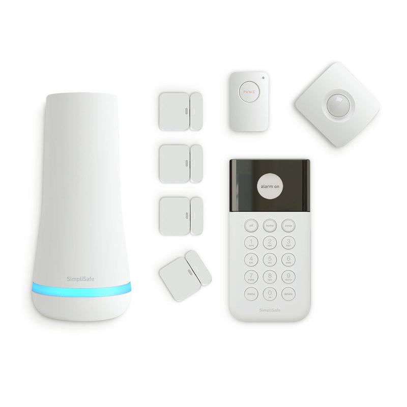 SimpliSafe 8 Piece Wireless Home Security System, Compatible with Alexa and Google Assistant Via Amazon