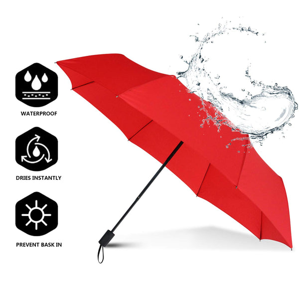 Windproof Travel Folding Compact Umbrella Via Amazon