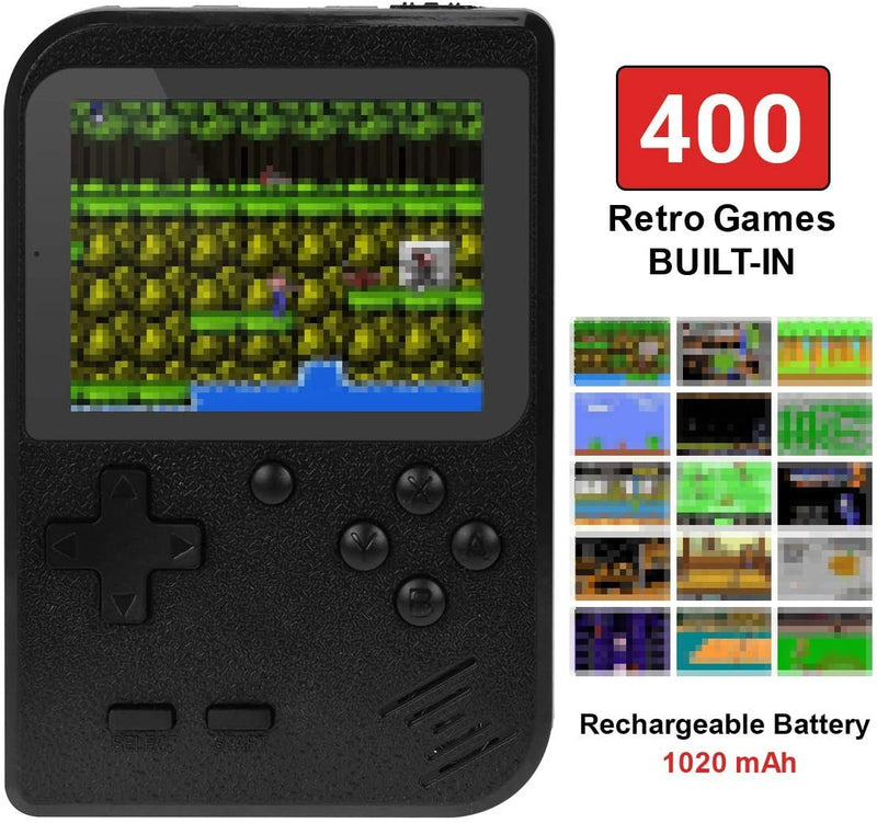 Handheld TimeOut with 400 Classic Games Rechargeable Via Amazon