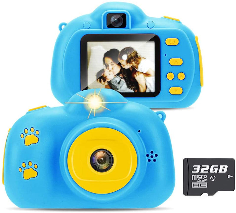 Kids Digital Video Camera with 32GB Memory Card (2 Colors) Via Amazon