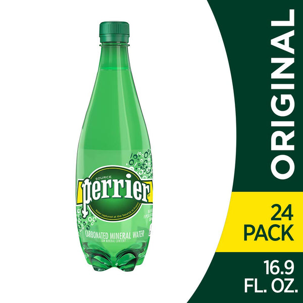 Perrier 16.9oz Sparkling Mineral Water (24-Pack) Via Amazon