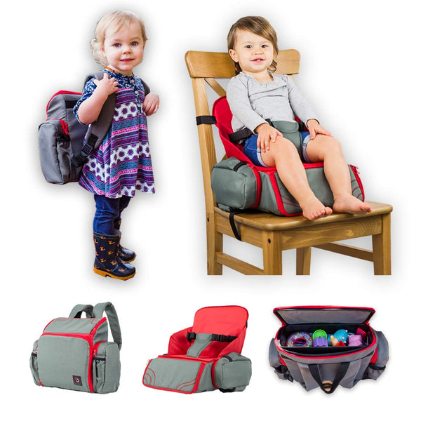 3 in 1 - Cozy Travel Booster Seat/Backpack/Diaper Bag Via Amazon