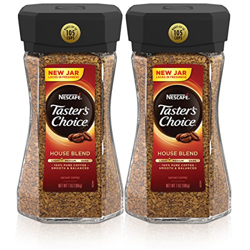 2 Pack Nescafe Taster's Choice House Blend Instant Coffee, 7 Ounce Via Amazon