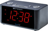Emerson SmartSet Alarm Clock Radio with Bluetooth Speaker Via Amazon