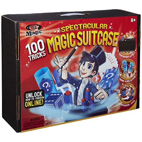 Ideal Magic Spectacular Magic Suitcase 100 Tricks Kids Magic Set Via Amazon