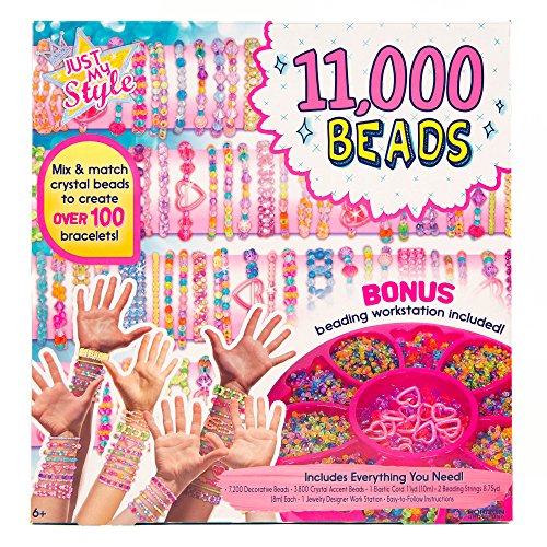 Just My Style 11, 000 Beads Bracelet Making Kit by Horizon Group USA , Pink