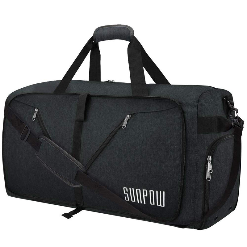 Travel Duffel Bag, Weekender Bag With Shoes Compartment - Foldable (Many Colors)Via Amazon