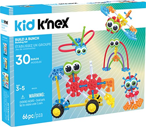 KID K’NEX Build A Bunch Set Construction Educational Toy 66 Pieces Ages 3+Via Amazon