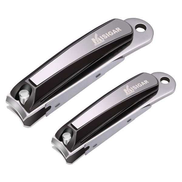 2 Pack Nail Clippers with Catcher, Via Amazon