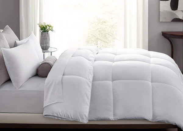 Blue Ridge Home Fashions Microfiber Down Alternative Comforter, Twin Via Amazon