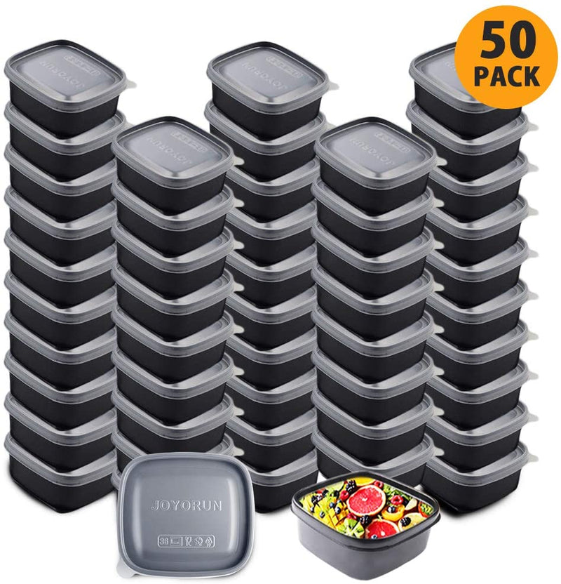50 Pack Meal Prep Containers Food Storage Containers with Lids Microwave And Dishwasher Safe Via Amazon