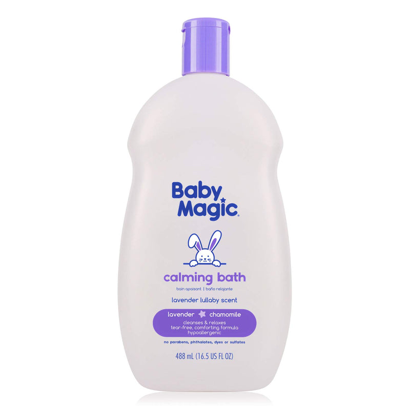 Baby Magic Hypoallergenic Calming Bath by Lavender Scent, 16.5 Oz Via Amazon