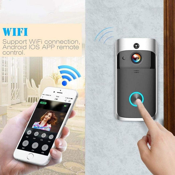 dozenla 720P WiFi Wireless Remote Home Security Doorbell Via Amazon