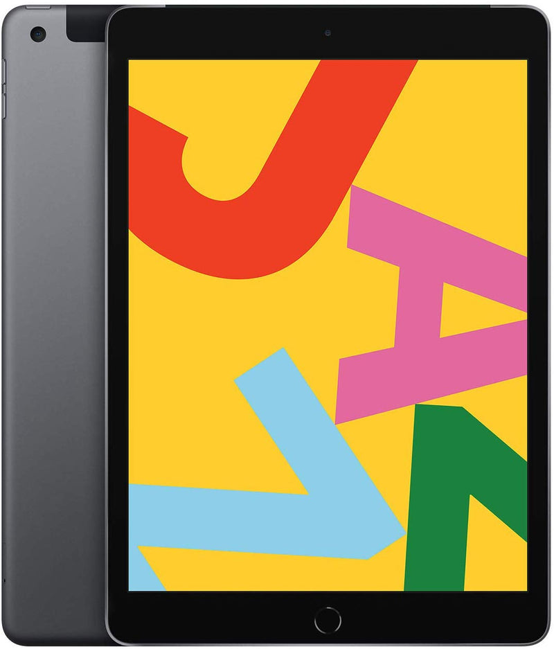 New Apple iPad (10.2-Inch, Wi-Fi + Cellular, 32GB) - Space Gray (Latest Model) Via Amazon