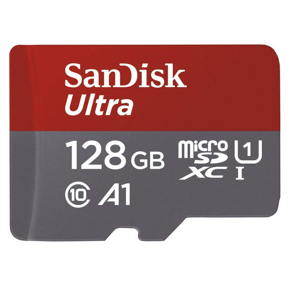 SanDisk 128GB Ultra microSDXC UHS-I Memory Card with Adapter Via Amazon