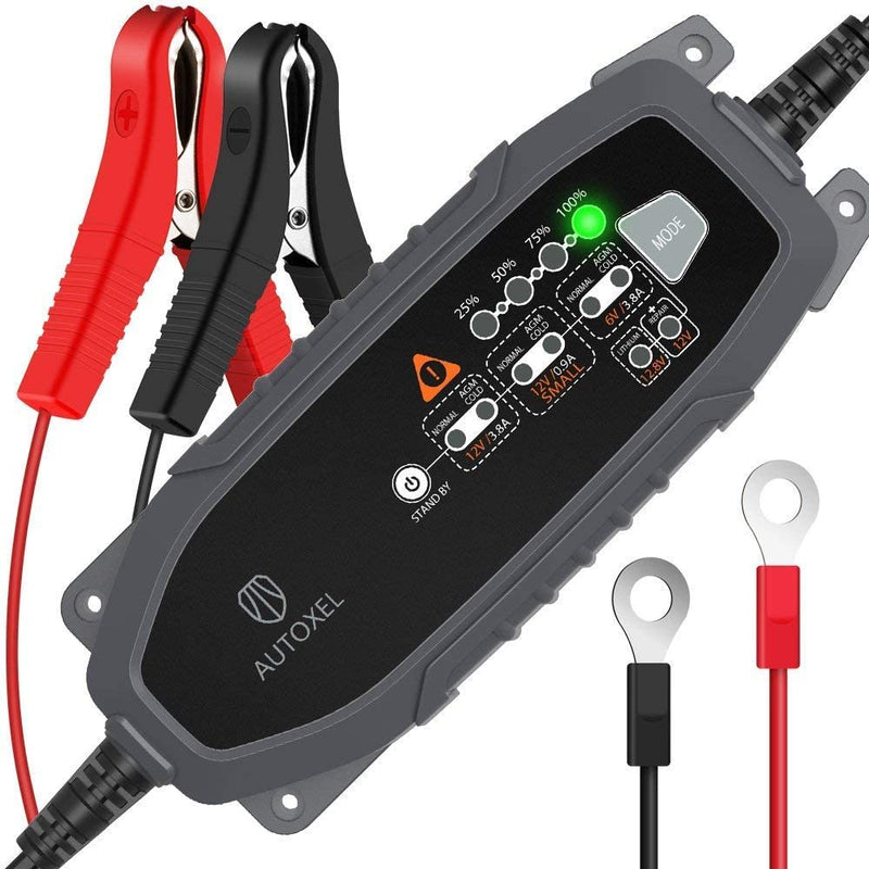 Battery Charger and Maintainer 110V Battery Repair with 8 Charging Modes Via Amazon