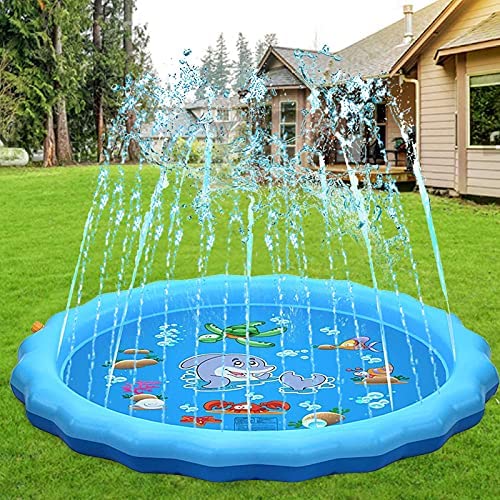 68″ Sprinkler Splash Pad Via Amazon