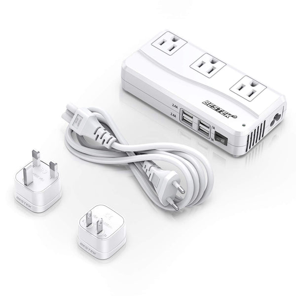 BESTEK Universal Travel Adapter Converter with 6A 4-Port USB Charging Via Amazon