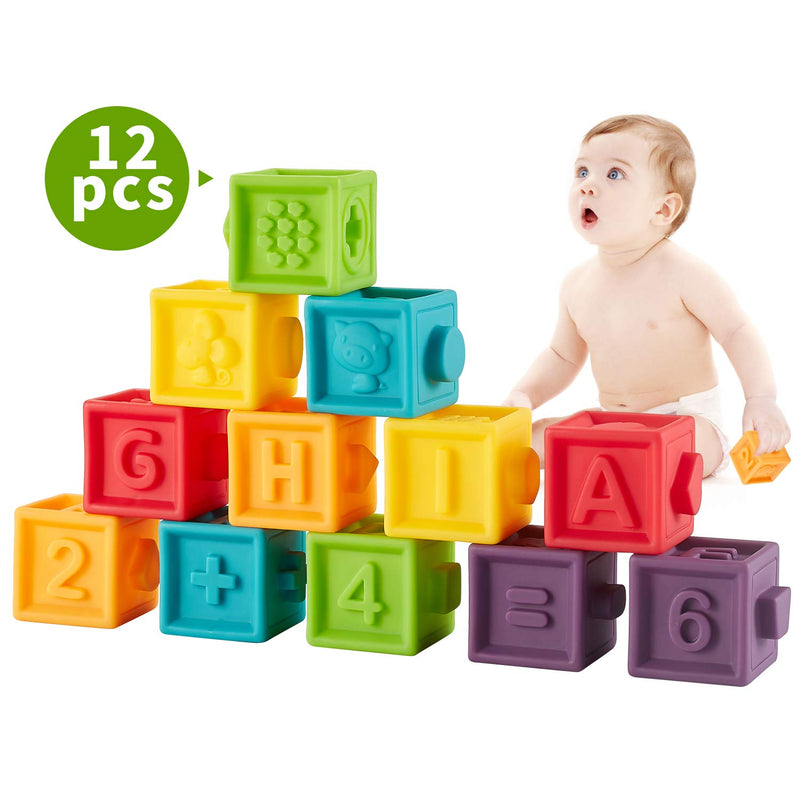 Soft Building Blocks for Toddlers, Via Amazon