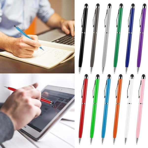 10 Pack Zippem 2 in 1 Metal Touch Screen Capacitive Pen Via Amazon