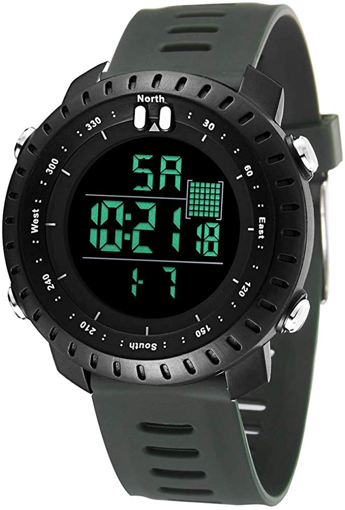 BROMEN Men Watch Digital Waterproof Via Amazon