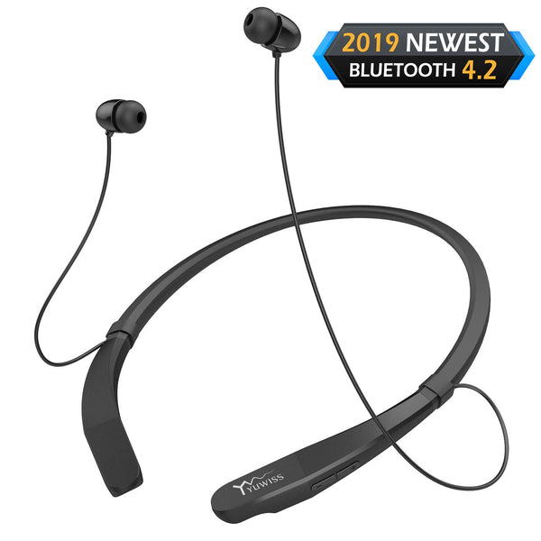 Neckband Bluetooth Headphones with Mic Via Amazon