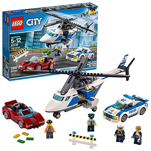 LEGO City Police High-Speed Chase 60138 Building Toy with Cop Car,  (294 Pieces) Via Amazon