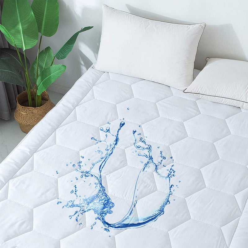 Cosybay Waterproof Mattress Pad Cover -Breathable Mattress Via Amazon