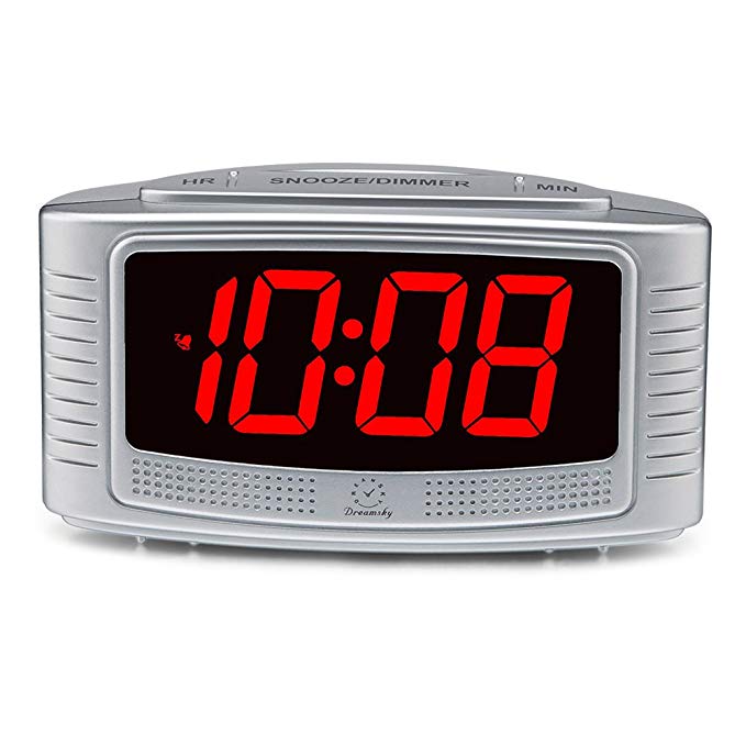 DreamSky Little Digital Alarm Clock with Snooze Via Amazon